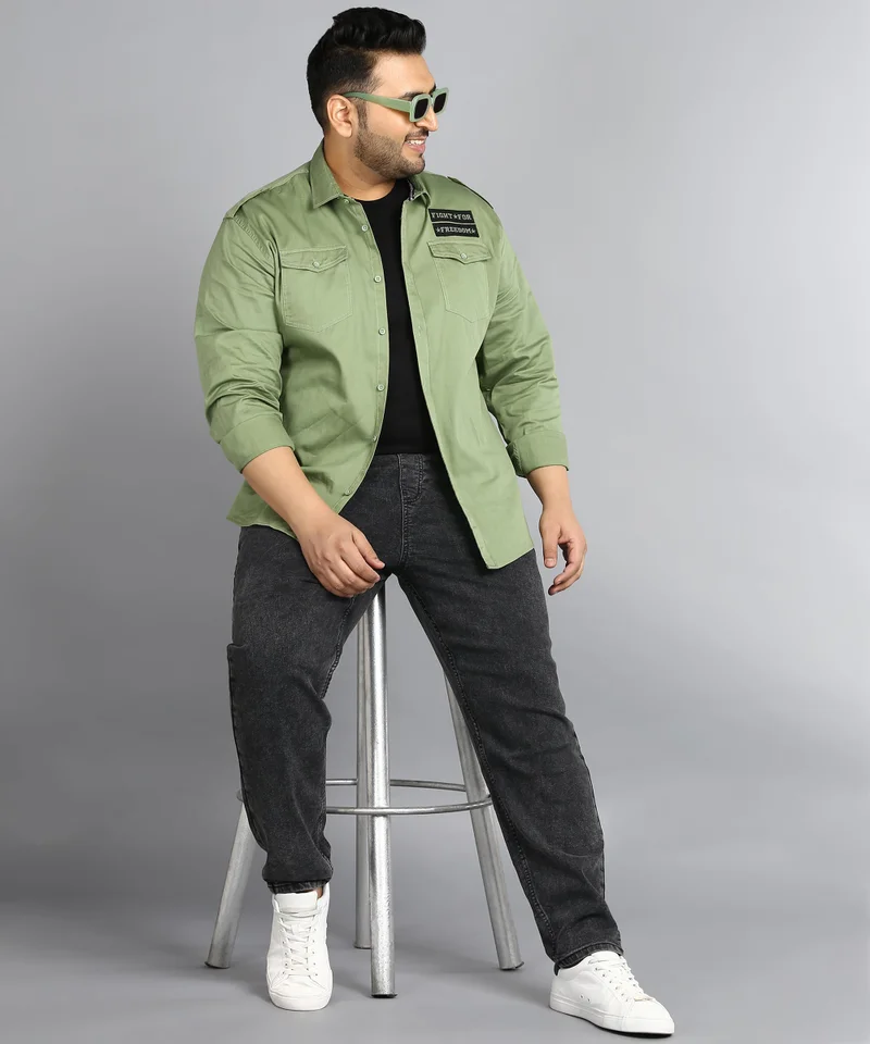 Urbano Fashion  Urbano Plus Men's Charcoal Black Regular Fit Washed Jogger Jeans Stretchable for Men | Best Price UAE